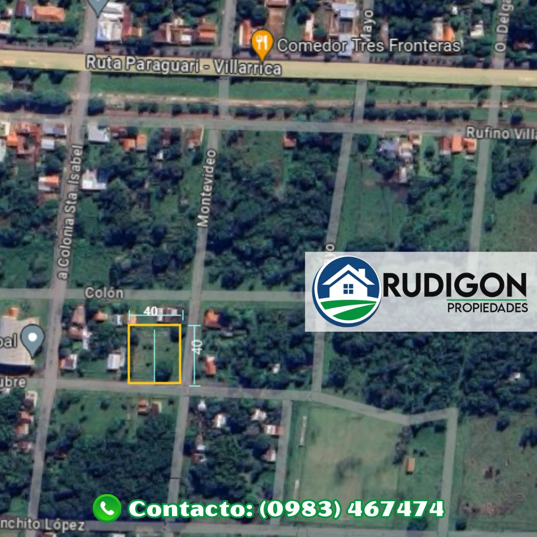 Oportunidad única Terreno de 40x40 en el corazón de Sapucaí - Plano 1